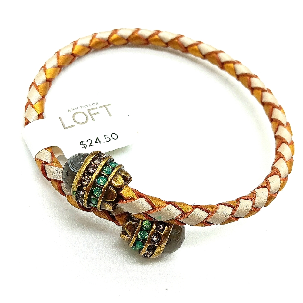 Ann Taylor Loft Braided Cuff Bracelet